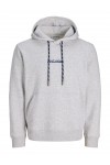 JACK & JONES KENDRICK SWEAT HOOD WHITE MELANGE 12298421
