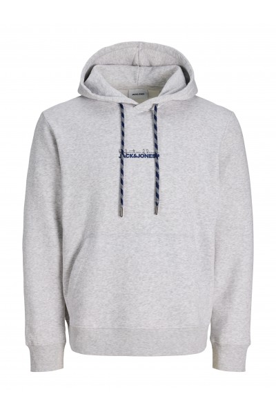 JACK & JONES KENDRICK SWEAT HOOD WHITE MELANGE 12298421