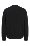 JACK & JONES CLUB BADGE SWEAT CREW NECK BLACK 12300444