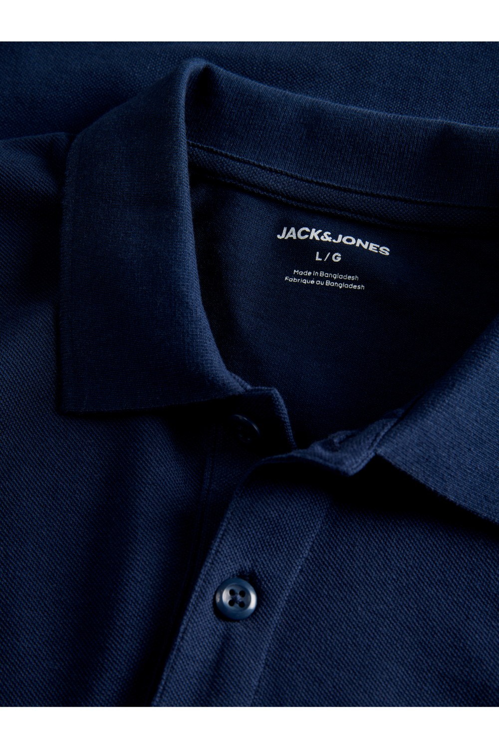 JACK & JONES PRKANE POLO LS NAVY BLAZER 12306293