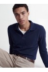 JACK & JONES PRKANE POLO LS NAVY BLAZER 12306293