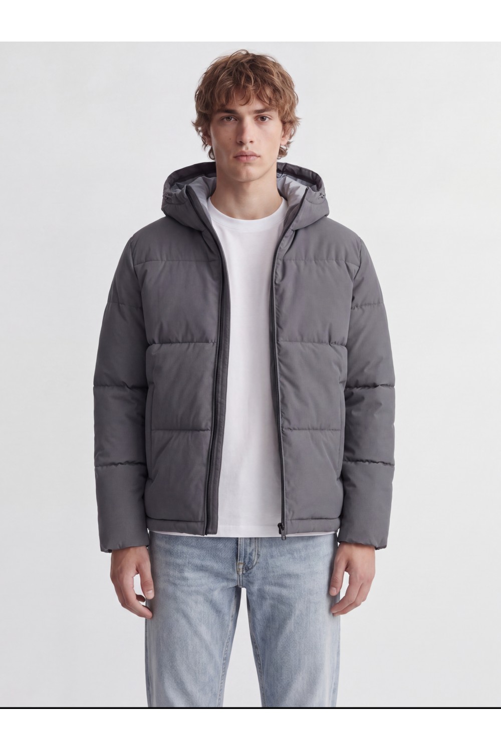 JACK & JONES GALAXY PUFFER JACKET ASPHALT 12303930