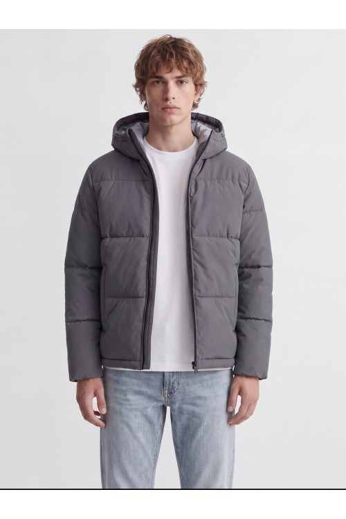 JACK & JONES GALAXY PUFFER JACKET ASPHALT 12303930