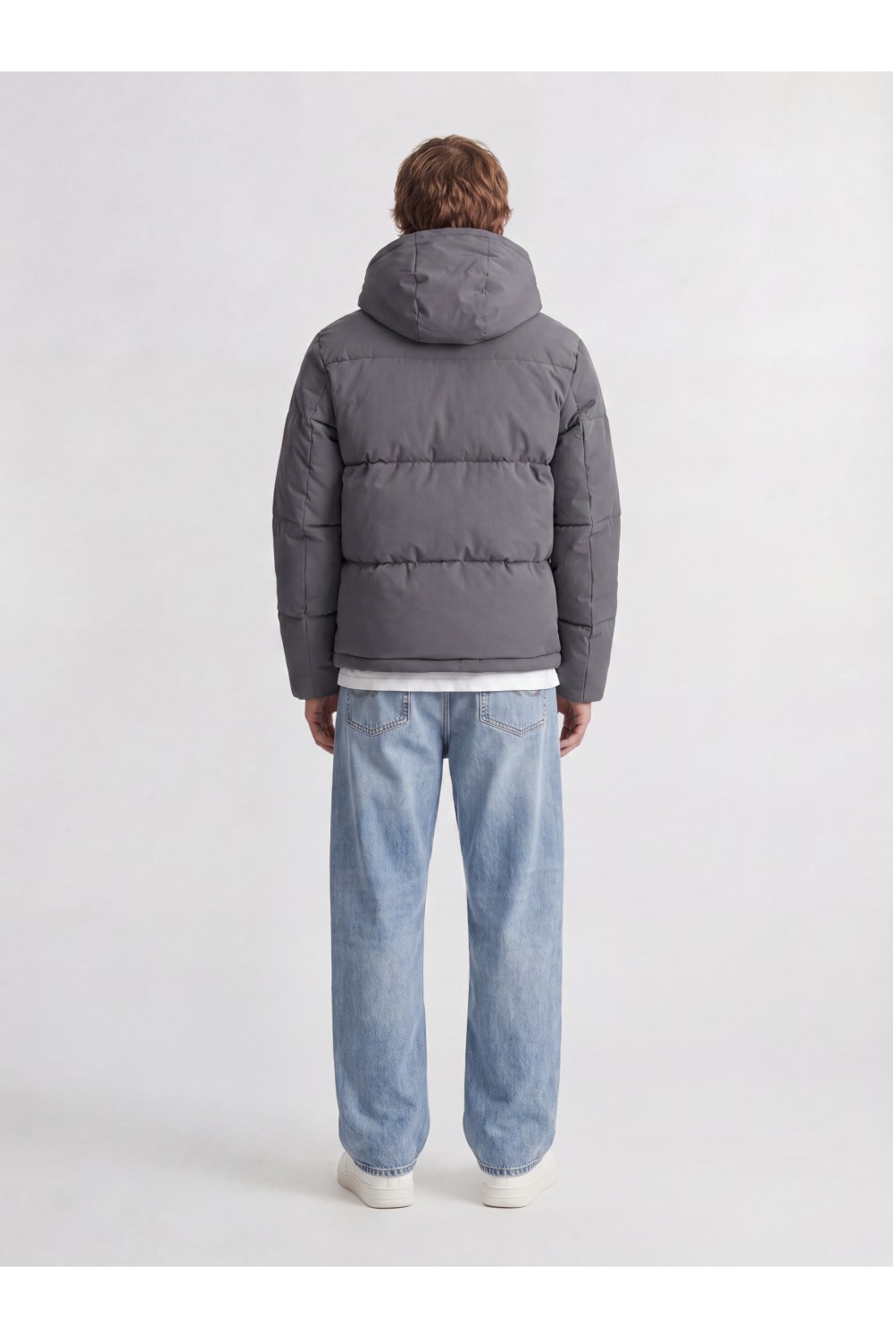 JACK & JONES GALAXY PUFFER JACKET ASPHALT 12303930