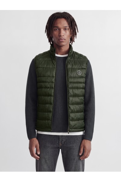 JACK & JONES KINGSLEY LIGHT BODYWARMER COLLAR NOOS ROSIN 12298870