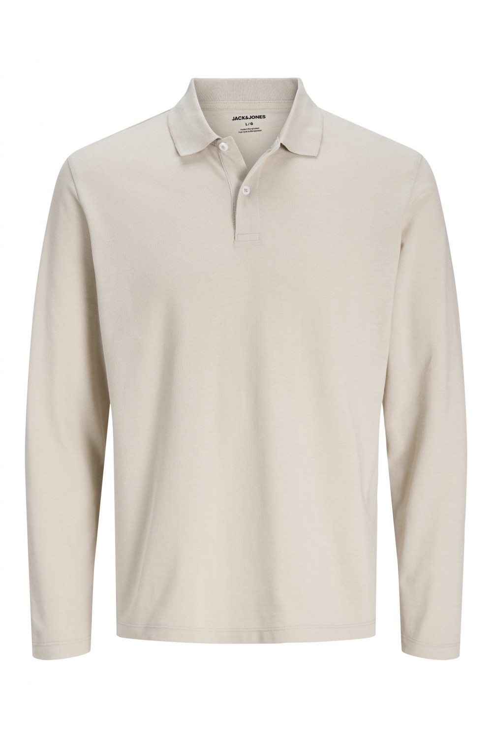 JACK & JONES PRKANE POLO LS MOONBEAM 12306293