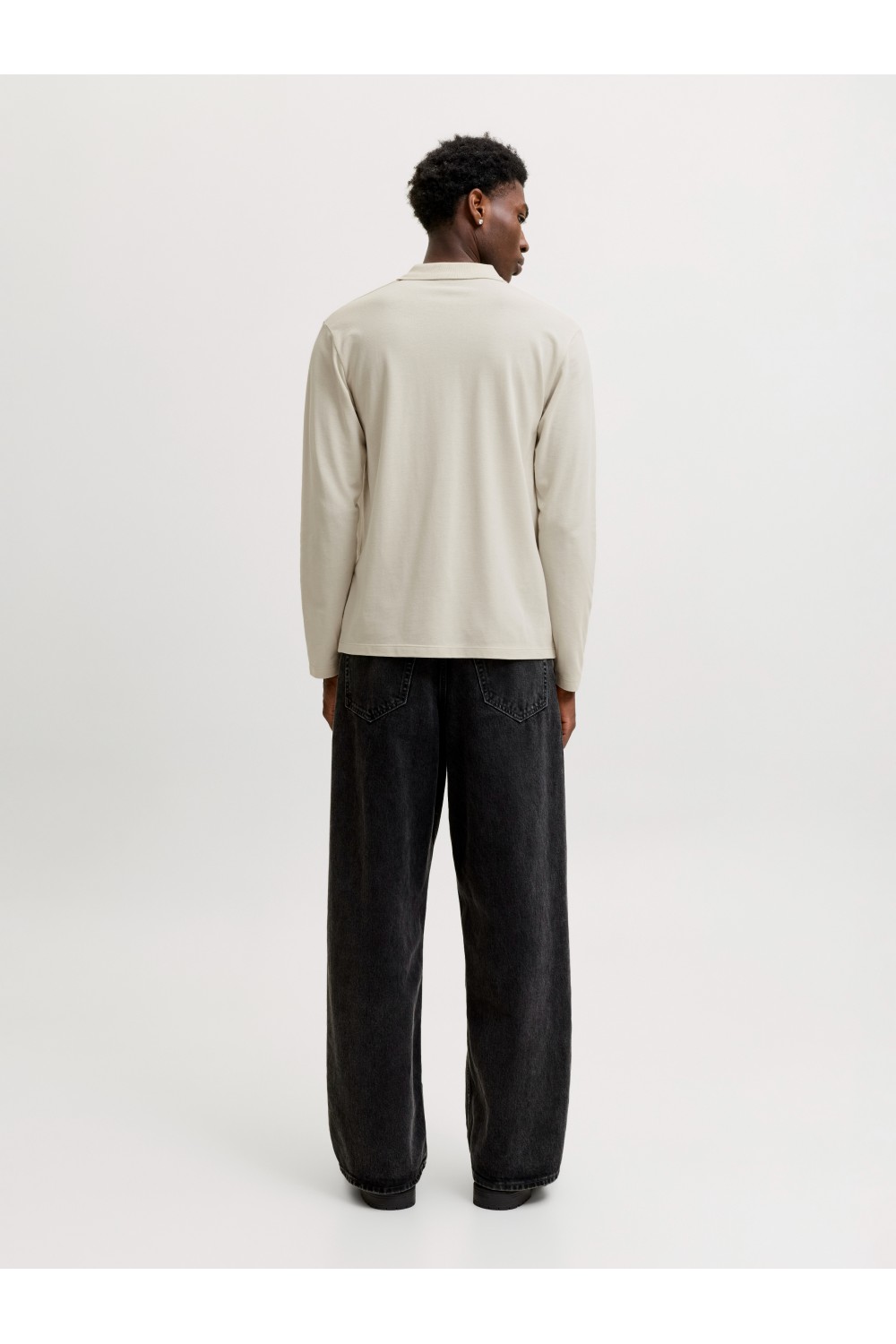 JACK & JONES PRKANE POLO LS MOONBEAM 12306293