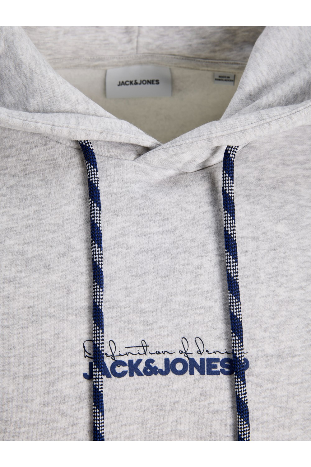 JACK & JONES KENDRICK SWEAT HOOD WHITE MELANGE 12298421