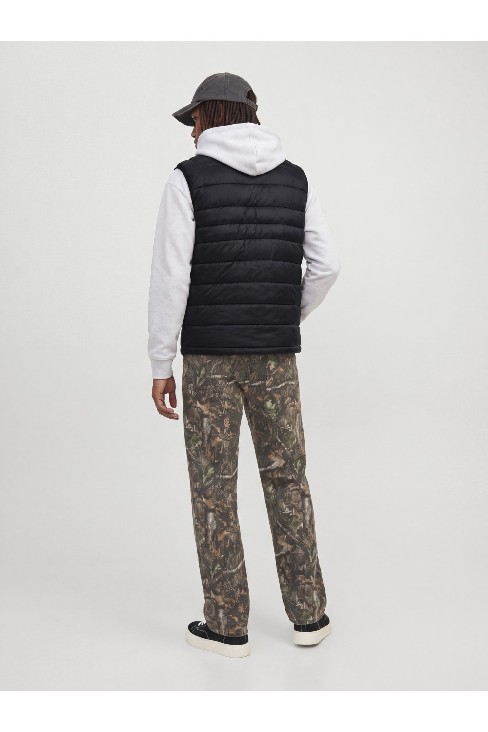 JACK & JONES KINGSLEY LIGHT BODYWARMER COLLAR NOOS BALCK 12298870