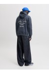JACK & JONES COCLUB BACK SCRIPT PRINT SWEAT HOOD SN OUTER SPACE 12300458