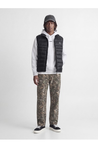 JACK & JONES KINGSLEY LIGHT BODYWARMER COLLAR NOOS BALCK 12298870