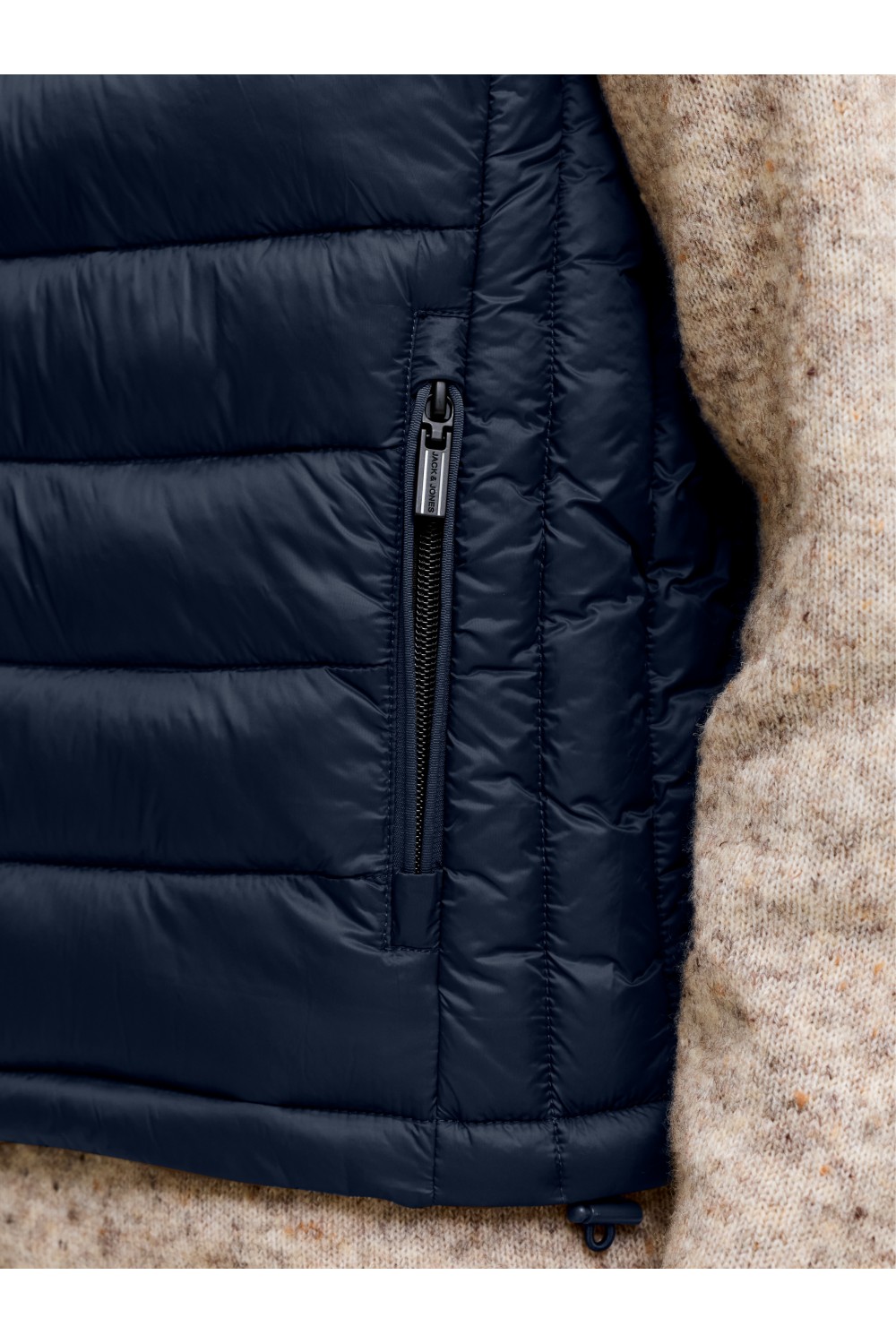 JACK & JONES KINGSLEY LIGHT BODYWARMER COLLAR NOOS NAVY BLAZER 12298870