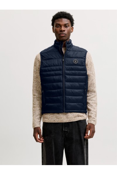 JACK & JONES KINGSLEY LIGHT BODYWARMER COLLAR NOOS NAVY BLAZER 12298870