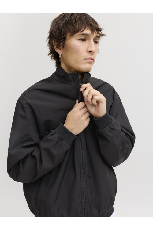 JACK & JONES CHARGE STAND COLLAR BOMBER NOOS BLACK 12288895