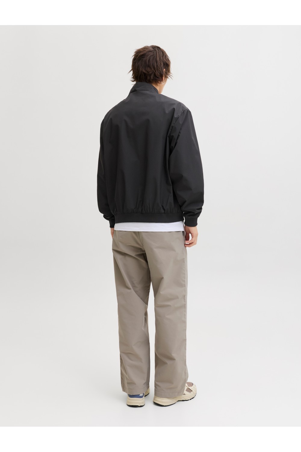 JACK & JONES CHARGE STAND COLLAR BOMBER NOOS BLACK 12288895