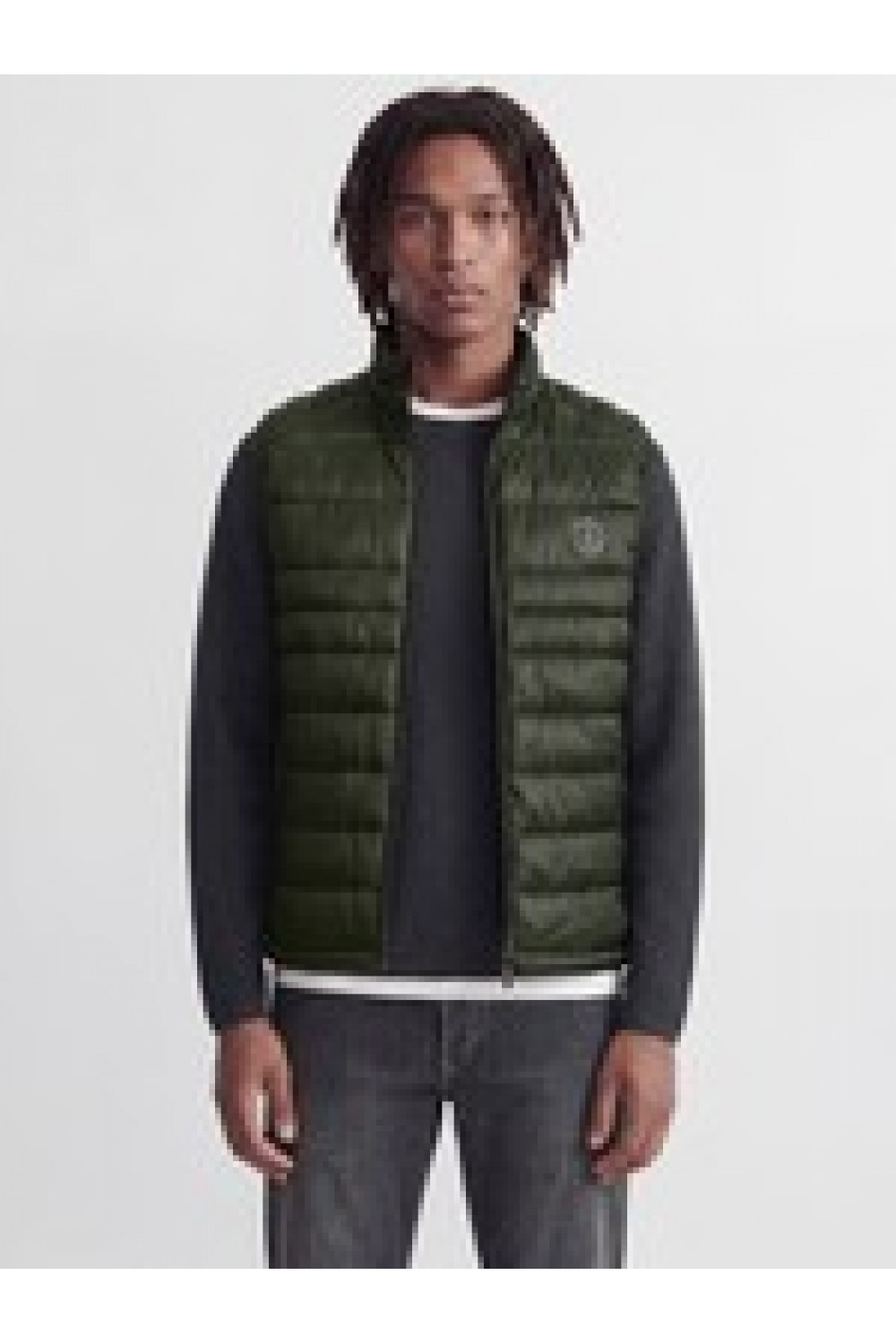 JACK & JONES KINGSLEY LIGHT BODYWARMER COLLAR NOOS ROSIN 12298870