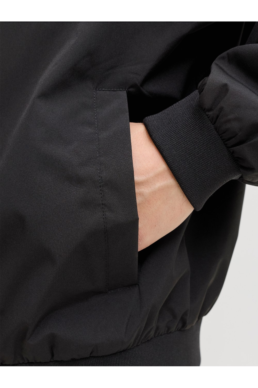 JACK & JONES CHARGE STAND COLLAR BOMBER NOOS BLACK 12288895