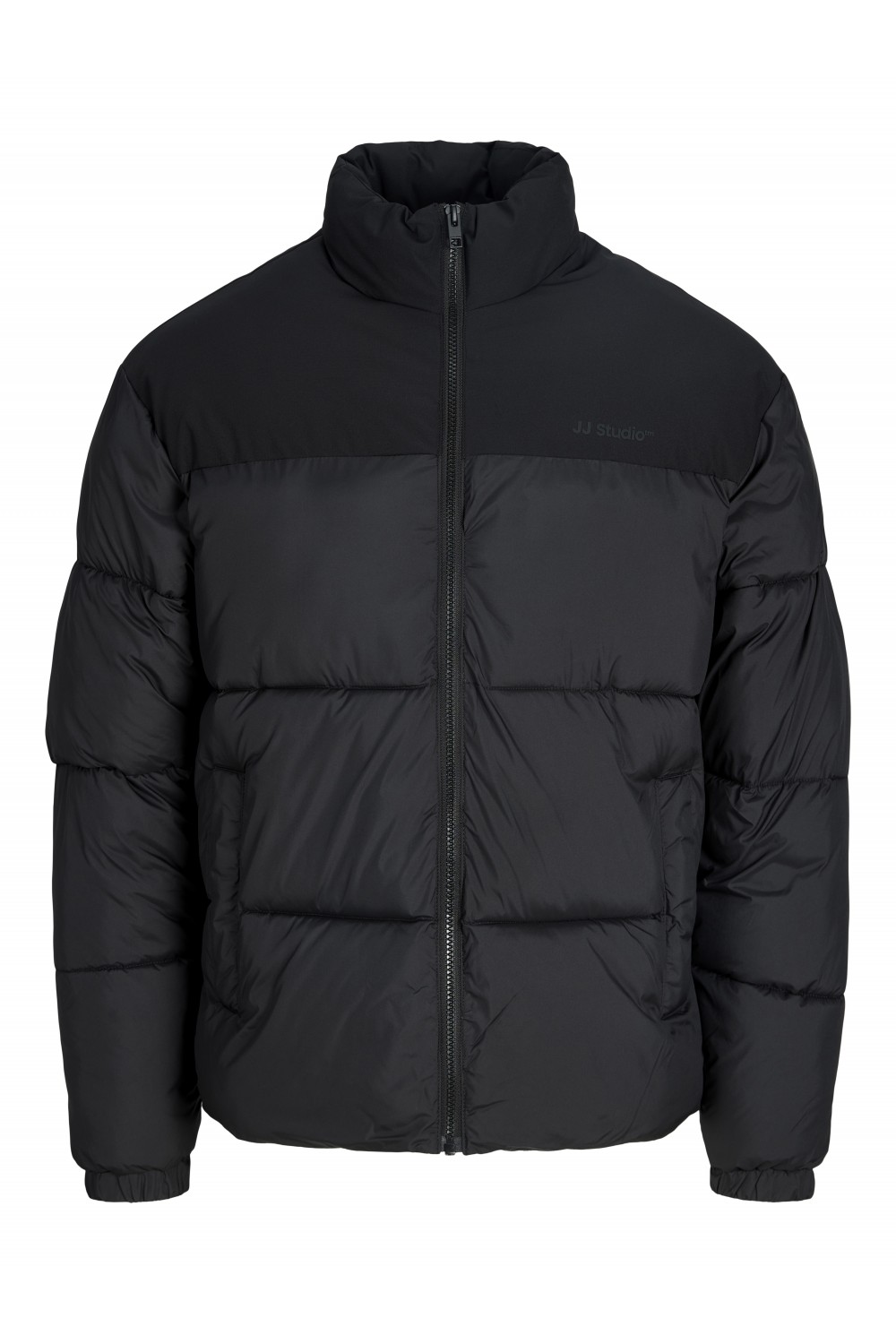 JACK & JONES RAZE COLLAR STAND PUFFER BLACK 12299096