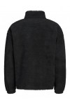 JACK & JONES ORNORREBRO EMB TEDDY SWEAT HIGH NECK BLACK 12302732
