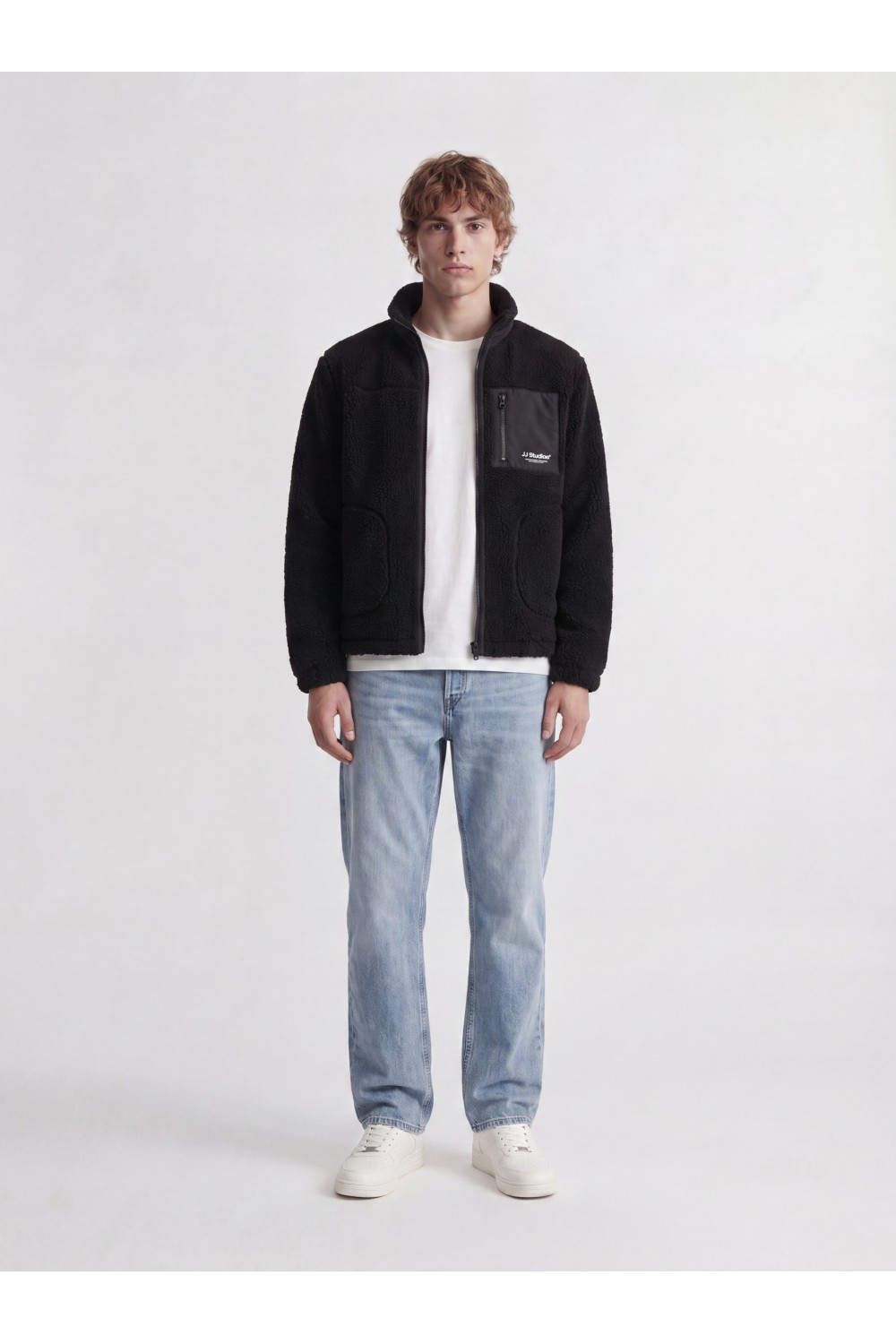 JACK & JONES ESOHO TEDDY JACKET AW26 NOOS BLACK 12299491