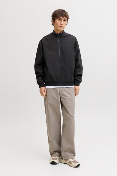 JACK & JONES CHARGE STAND COLLAR BOMBER NOOS BLACK 12288895