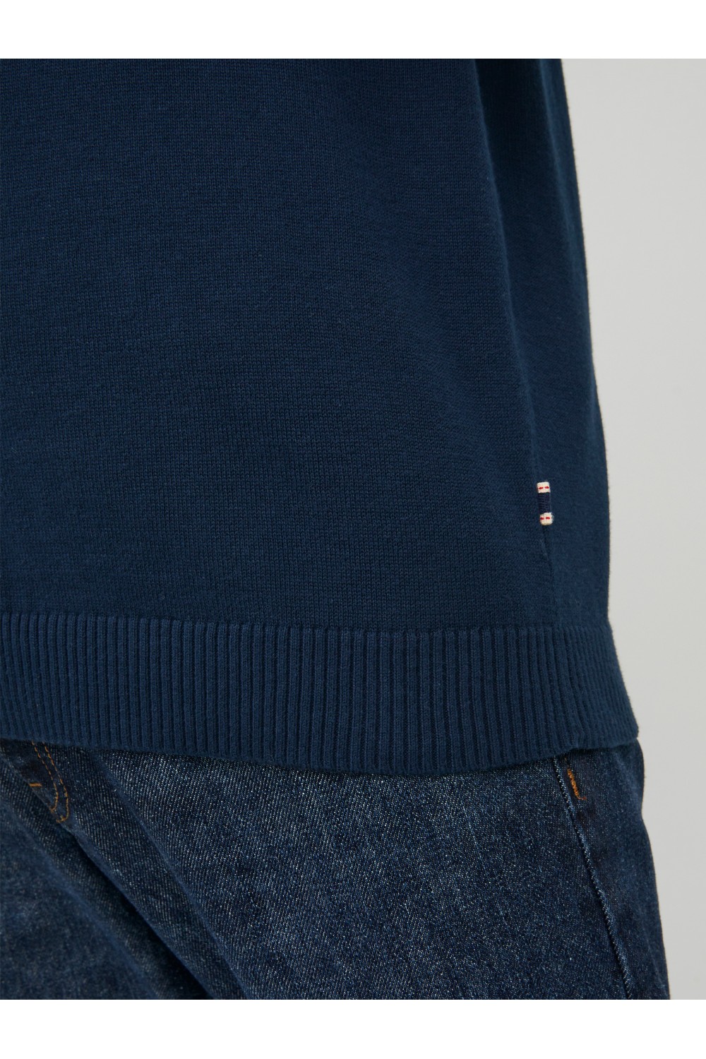 JACK & JONES BASIC KNIT CREW NECK NAVY BLAZER 12137190 