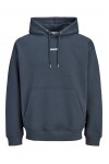 JACK & JONES COCLUB BACK SCRIPT PRINT SWEAT HOOD SN OUTER SPACE 12300458
