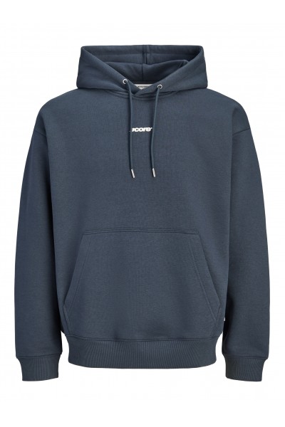 JACK & JONES COCLUB BACK SCRIPT PRINT SWEAT HOOD SN OUTER SPACE 12300458