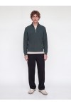 JACK & JONES SAGE KNIT HALF ZIP TURBULENCE 12298501