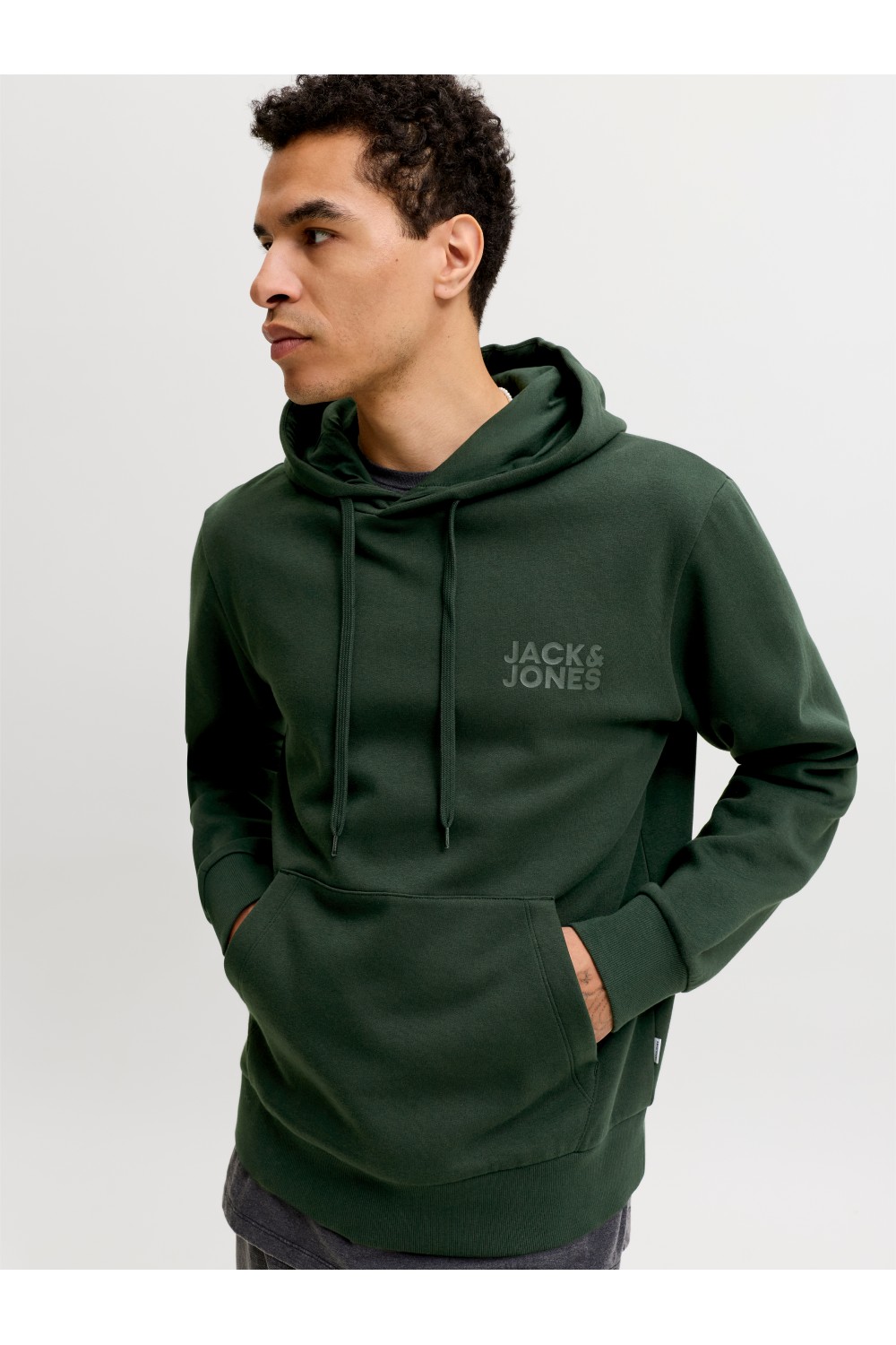JACK&JONES CORP LOGO SWEAT HOOD NOOS SCARAB 12152840