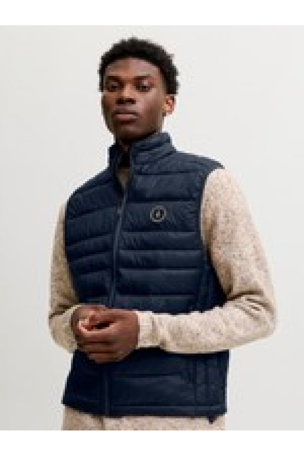 JACK & JONES KINGSLEY LIGHT BODYWARMER COLLAR NOOS NAVY BLAZER 12298870