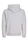 JACK & JONES KENDRICK SWEAT HOOD WHITE MELANGE 12298421