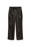 VERO MODA MAKAYLA MW PL PANT WVN BTQ CHOCOLATE TORTE 10352474