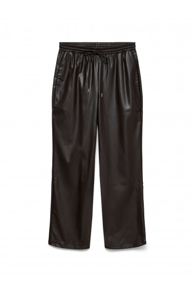VERO MODA MAKAYLA MW PL PANT WVN BTQ CHOCOLATE TORTE 10352474