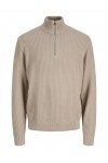 JACK & JONES SAGE KNIT HALF ZIP ATMOSPHERE 12298501