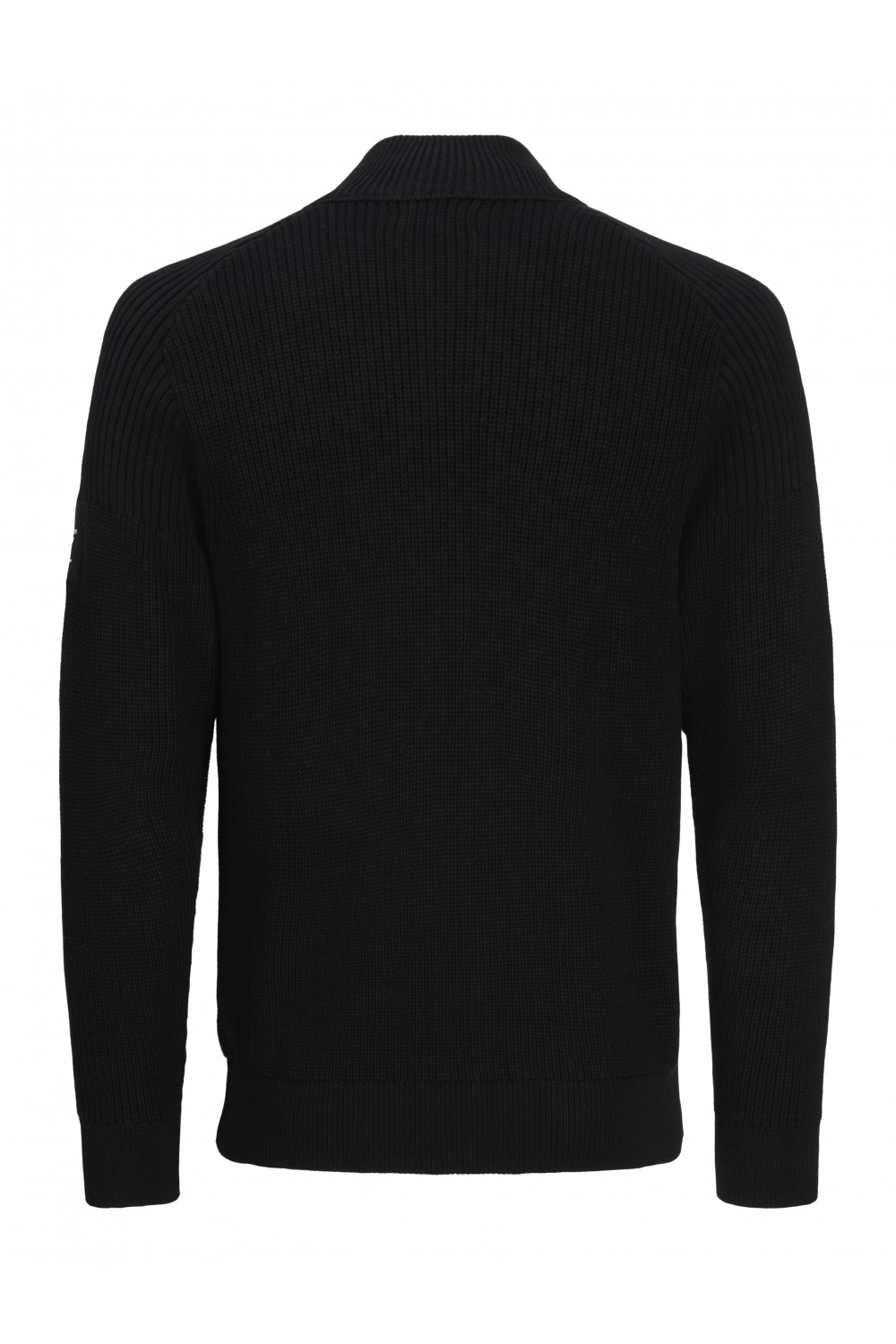 JACK & JONES CLEVELAND KNIT ZIP CARDIGAN BLACK 12298551