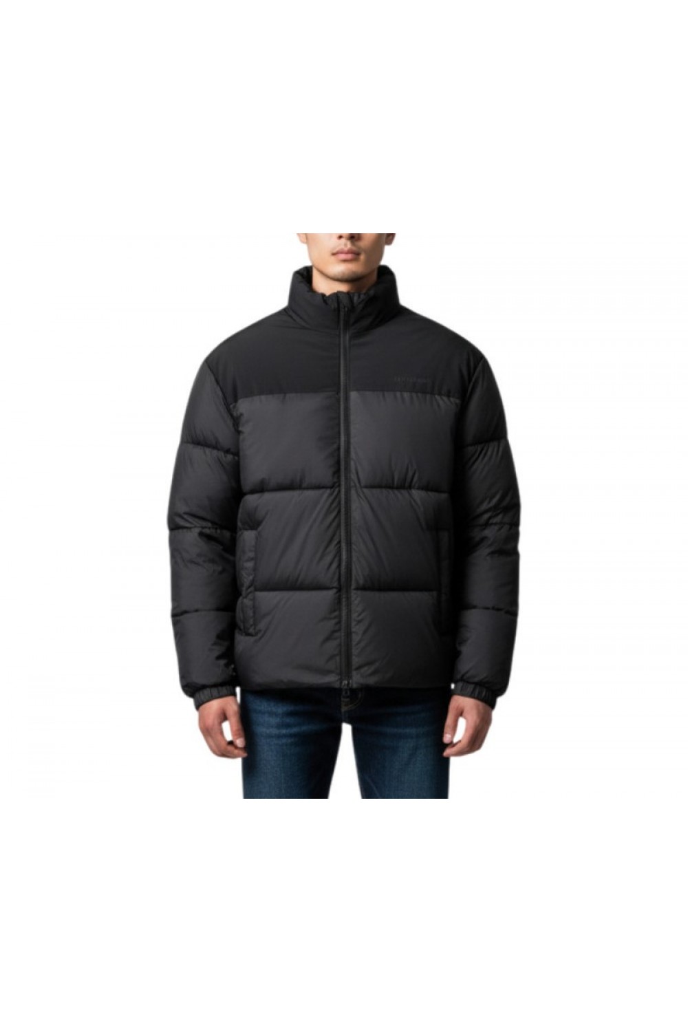 JACK & JONES RAZE COLLAR STAND PUFFER BLACK 12299096