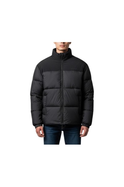 JACK & JONES RAZE COLLAR STAND PUFFER BLACK 12299096