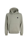 JACK & JONES COFUSION BRANDING MELANGE SWEAT HOOD VETIVER 12300830