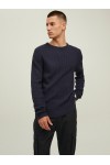 JACK & JONES JCOONO KNIT CREW NECK NAVY BLAZER 12217487