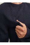 JACK & JONES JCOONO KNIT CREW NECK NAVY BLAZER 12217487