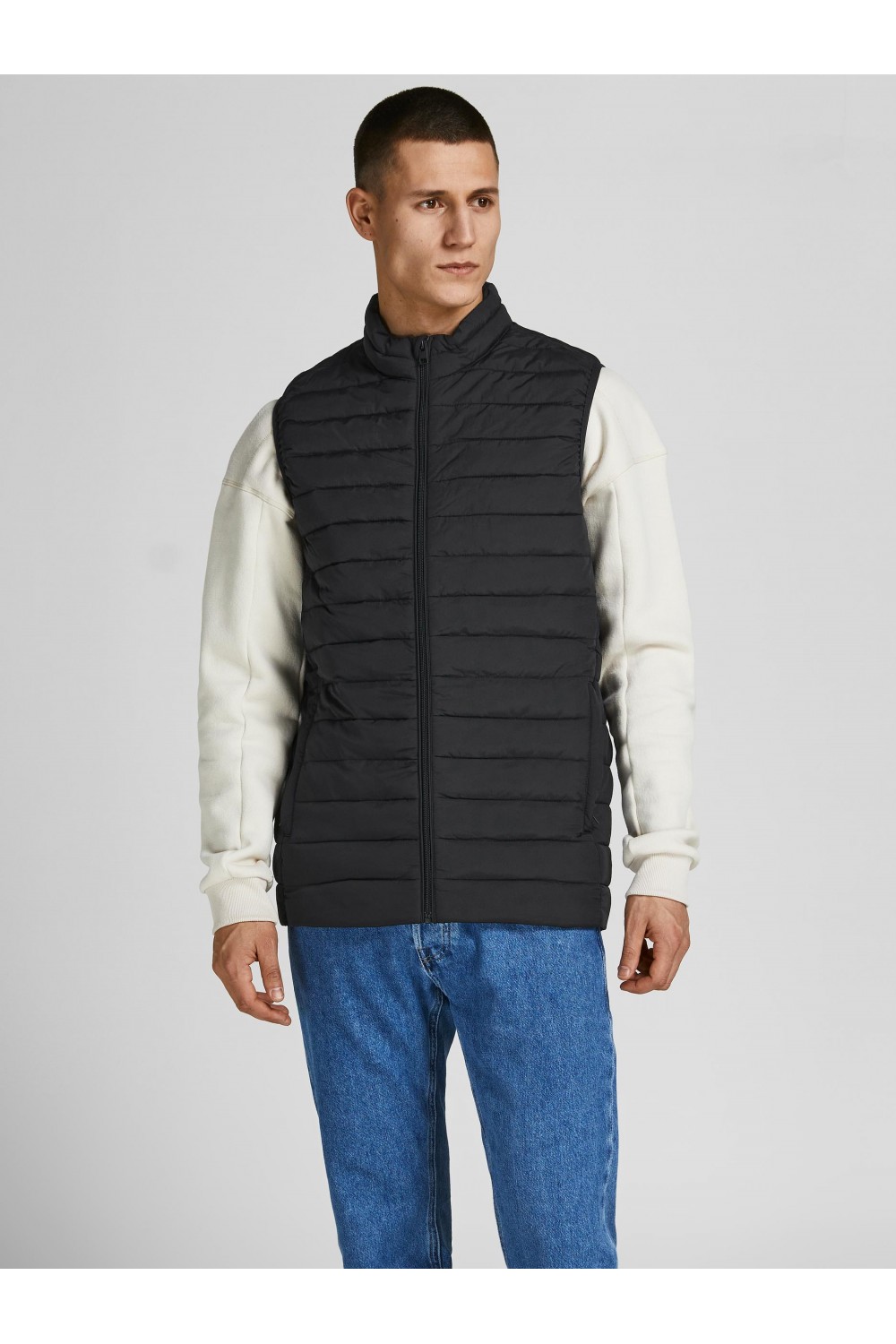 JACK&JONES JJERECYCLE BODYWARMER NOOS BLACK 12211132