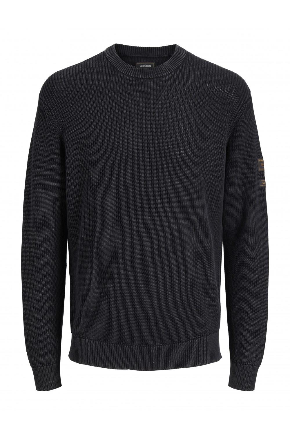 JACK & JONES TANAKA KNIT CREW NECK BLACK 12298548