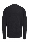 JACK & JONES TANAKA KNIT CREW NECK BLACK 12298548