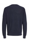 JACK & JONES TANAKA KNIT CREW NECK NAVY BLUE 12298548