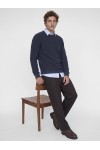 JACK & JONES TANAKA KNIT CREW NECK NAVY BLUE 12298548
