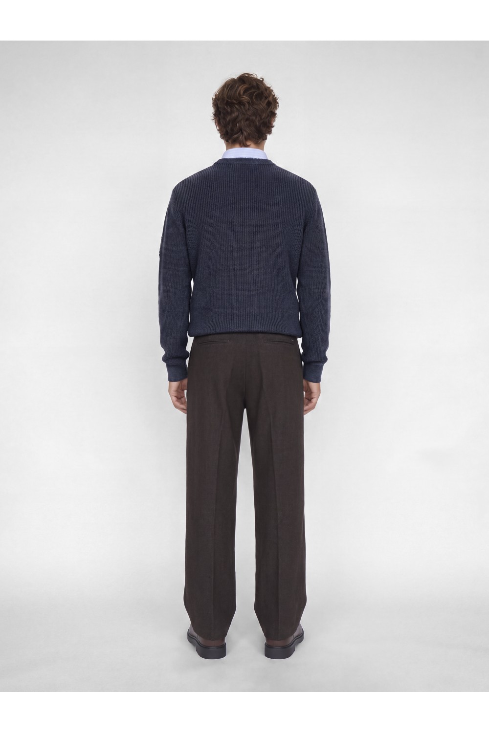 JACK & JONES TANAKA KNIT CREW NECK NAVY BLUE 12298548