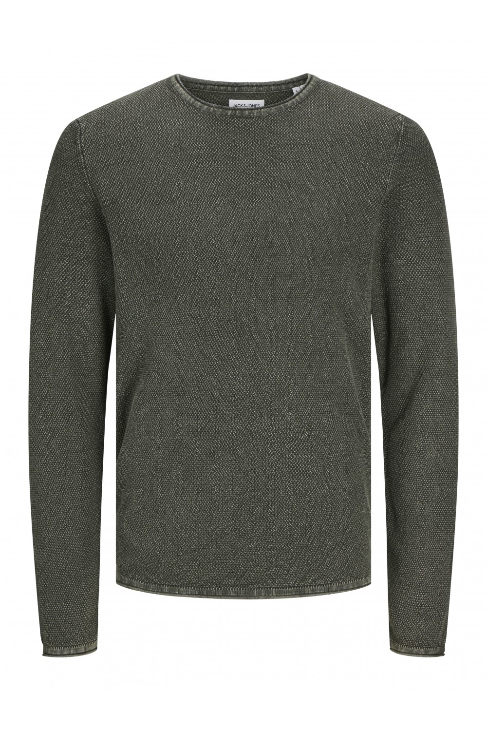 JACK & JONES DEAN KNIT CREW NECK AW24 KOMBU GREEN 12260832