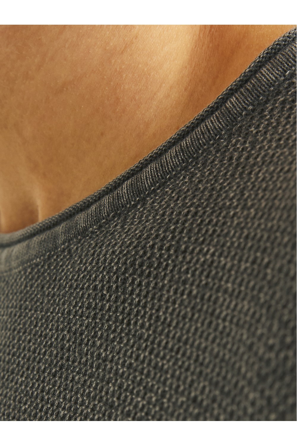 JACK & JONES DEAN KNIT CREW NECK AW24 KOMBU GREEN 12260832