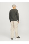 JACK & JONES DEAN KNIT CREW NECK AW24 KOMBU GREEN 12260832